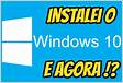 Instalei o Windows 10, voltar para o Windows 8.1